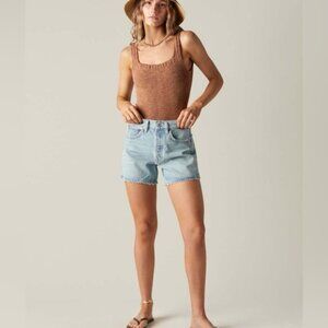 NWT AGOLDE PARKER LONG SHORT in TWISTER Size 25